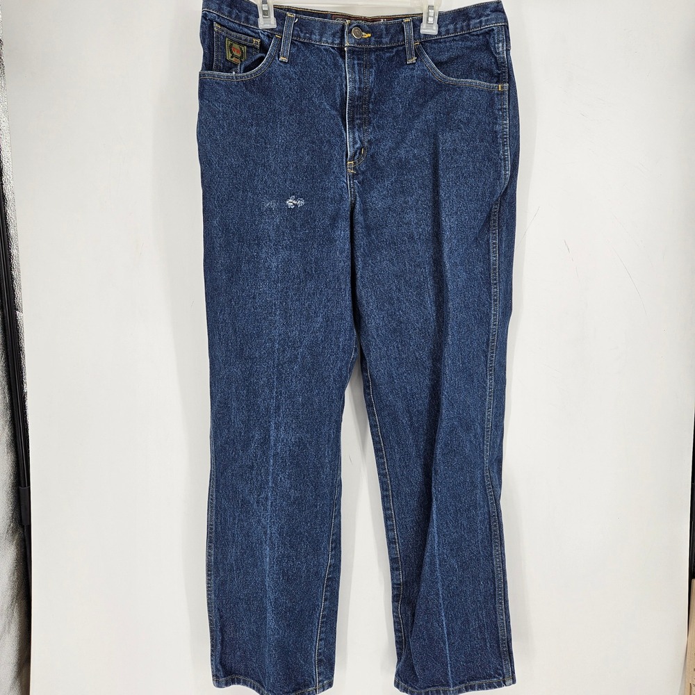 Cinch WRX FR Jeans Mens 38 x 34 Flame Resistant HRC 2 Blue Workwear Pants Denim